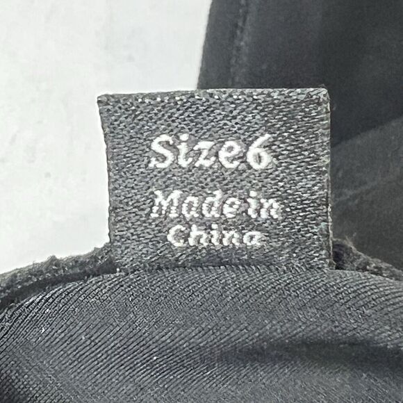 Dolce Vita Women's 6 Black Faux Suede Over The Knee Casual Boots Zip Up Low Heel - Picture 9 of 10